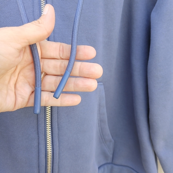 Sweaty Betty Full Zip Hoodie Blue Size 8 - Picture 6 of 9